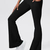 Twist-Front Flare Leggings