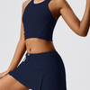 High-Waist Active Skort with Pockets