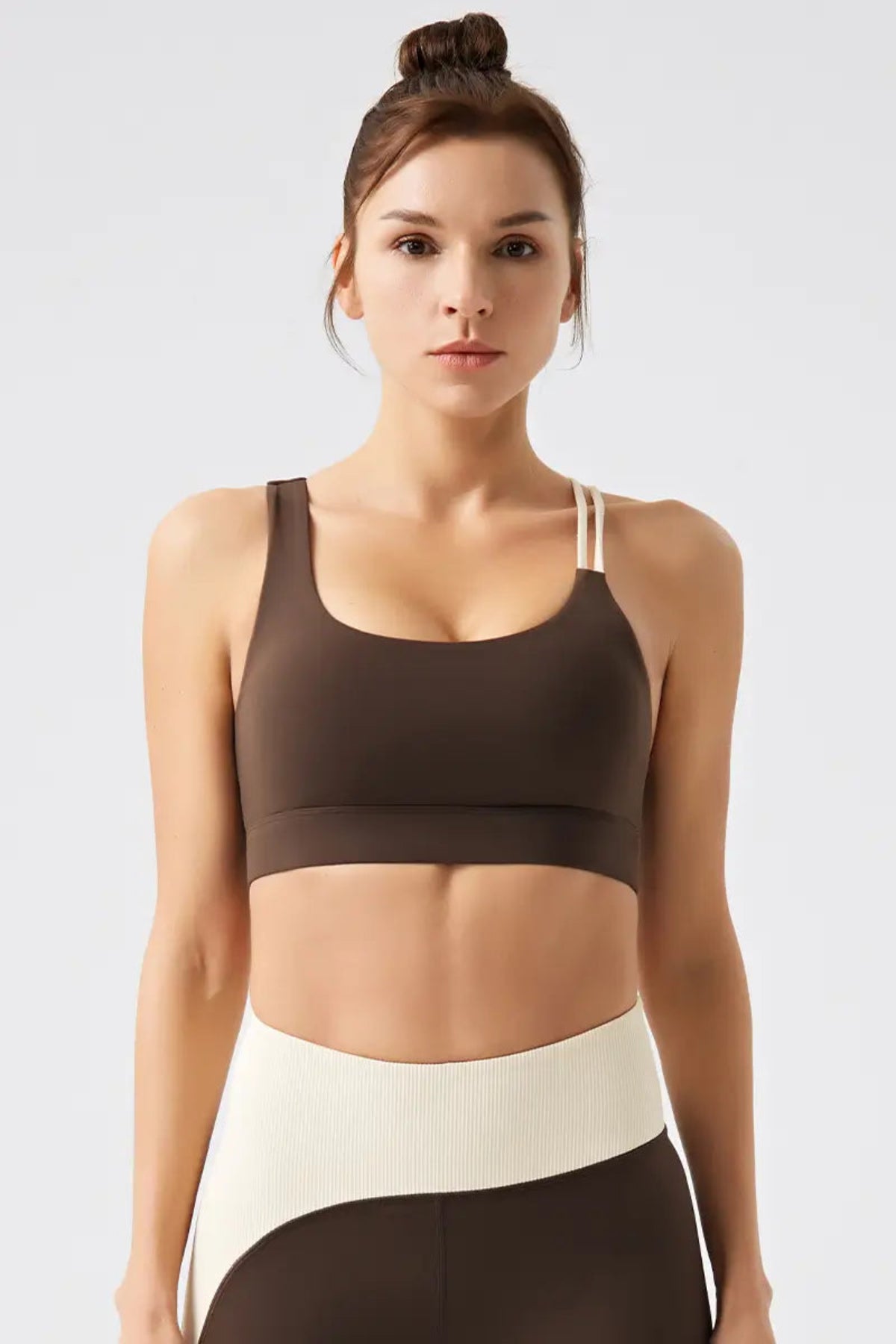 Horizon Asymmetric Bra Brown 2
