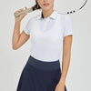 High-waist tennis skirt with pockets