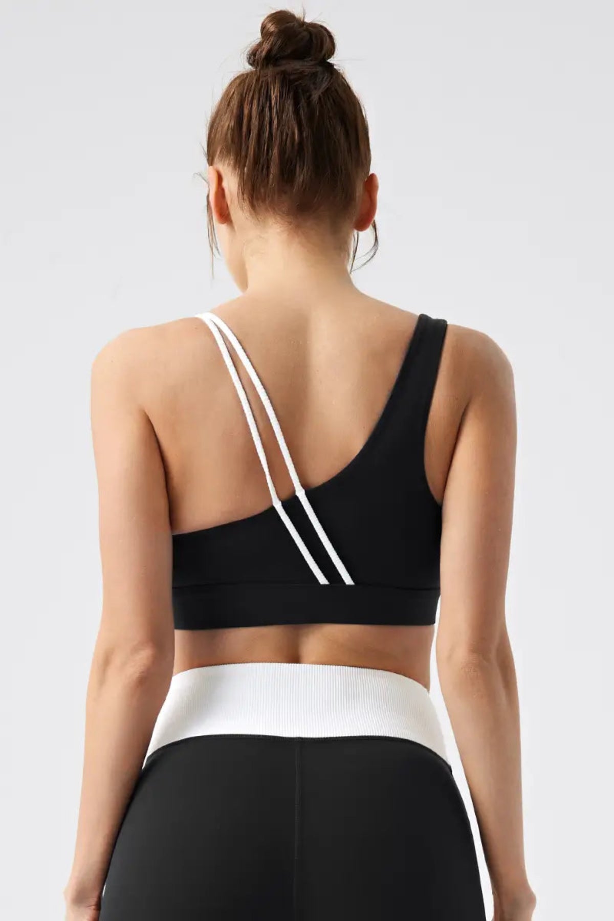 Horizon Asymmetric Bra Black 3