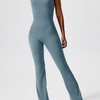 Slim Flare Jumpsuit - Sleeveless Activewear