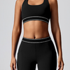 Contrast Trim Racerback Sports Bra
